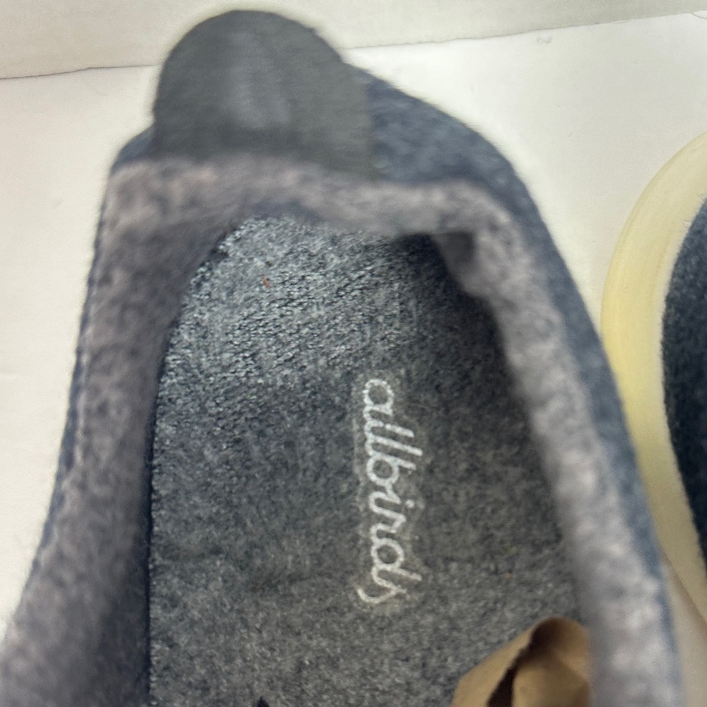 Allbirds Wool Runners 1019 NV1 Womens Black Gray Running Shoes Sneakers Size 7 - Picture 8 of 12